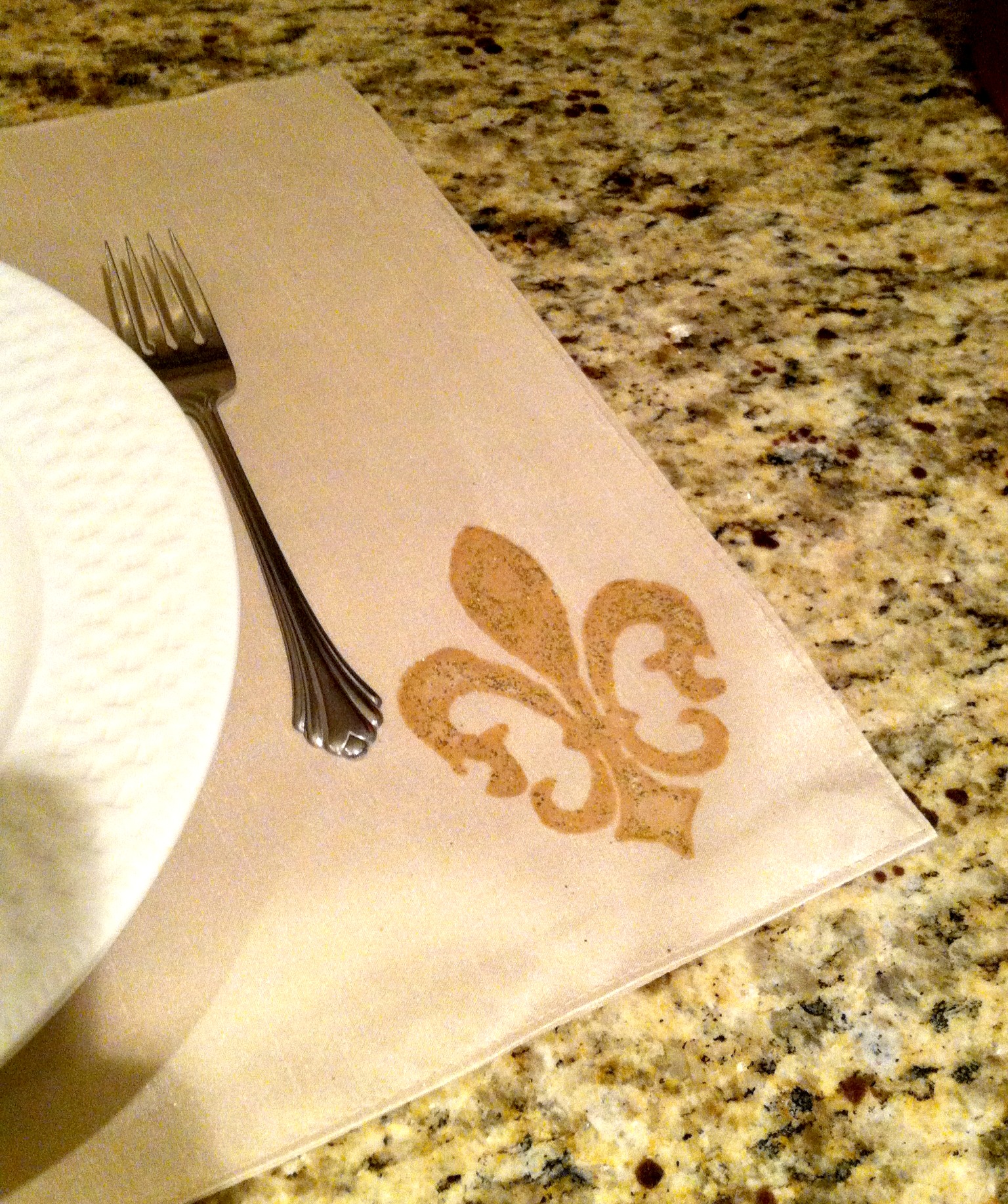 Stenciled Placemats A Little Craft In Your Day