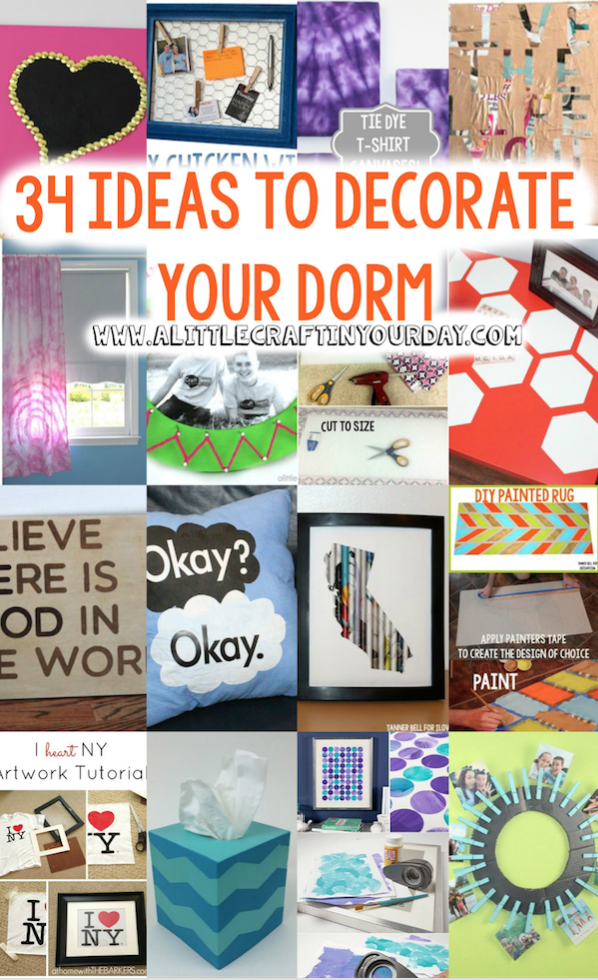 18 Dorm Decor ideas - A Little Craft In Your Day