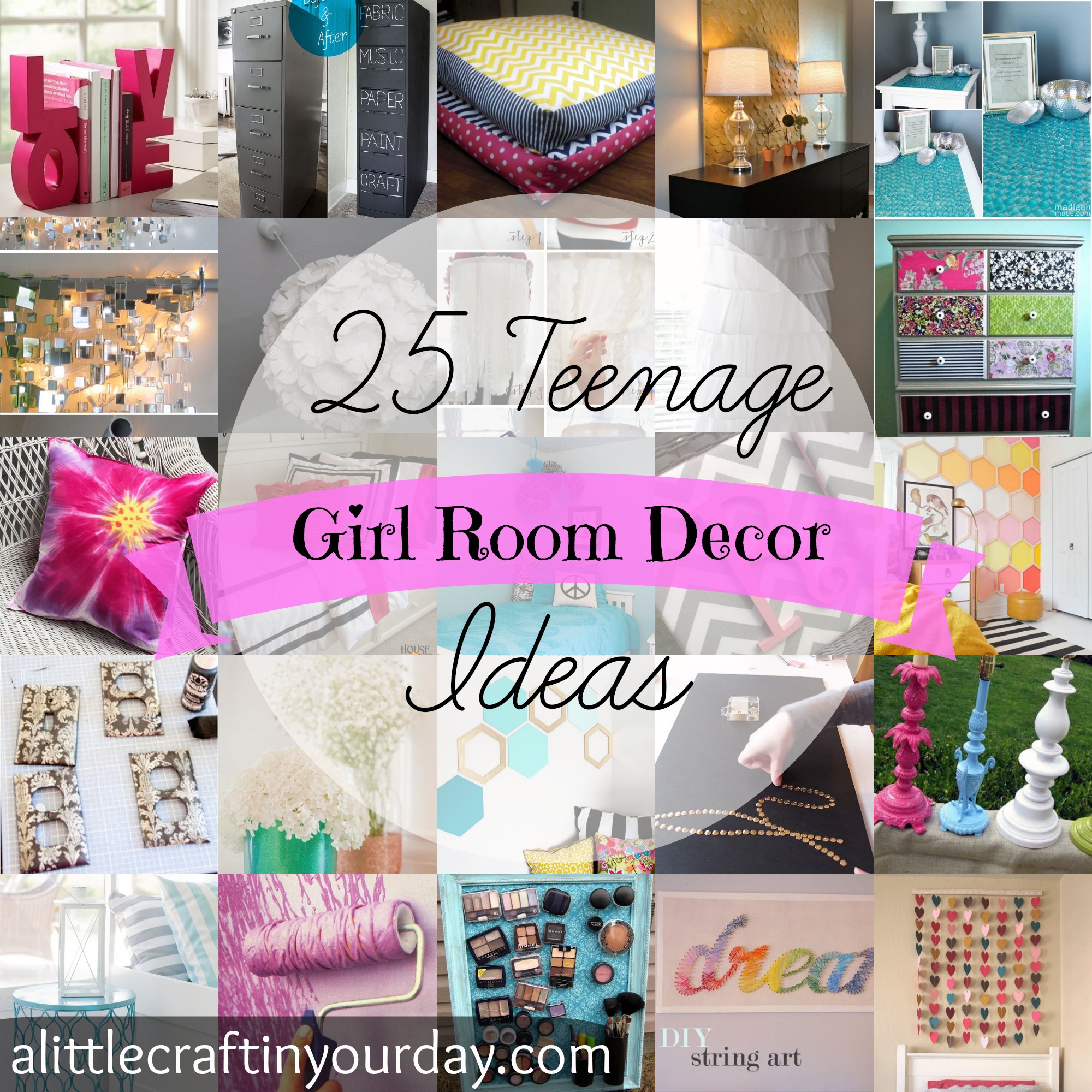 Cool Crafts For Teen Rooms   25 Teenage Girl Room Decor Ideas 