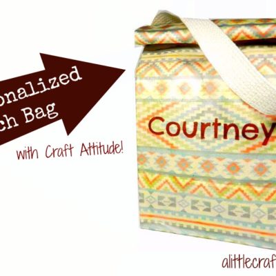 Personalized Aztec Lunch Bag