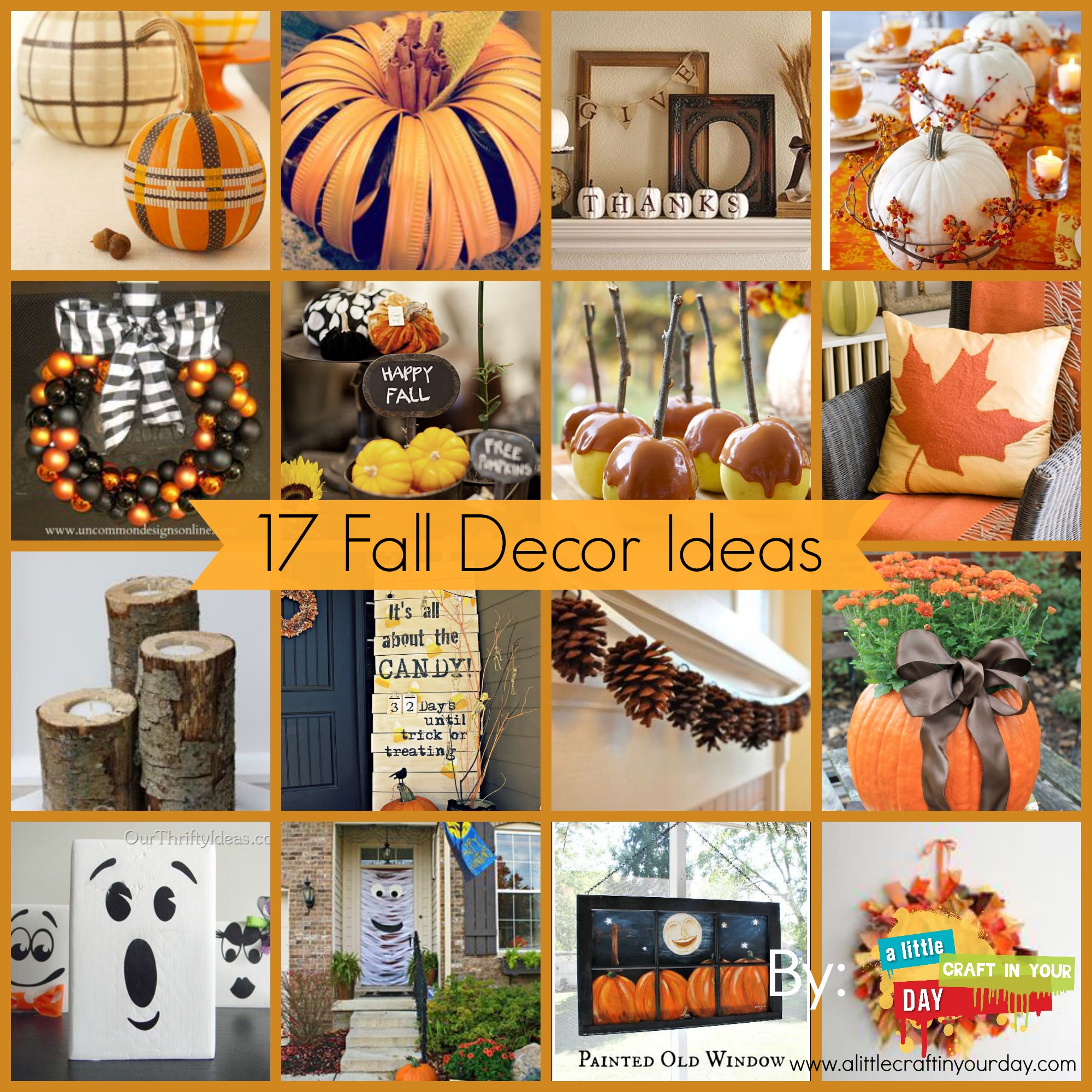 17 Fall Decor Ideas - A Little Craft In Your Day