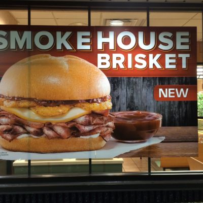 Arby’s NEW Smokehouse Brisket Sandwich!