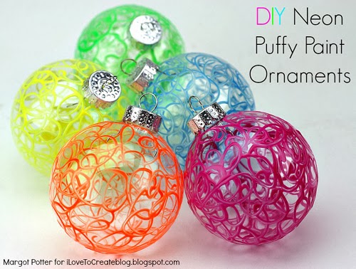 DIY Puffy Paint Ornaments Three iltc