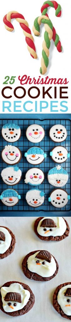 25 Christmas Cookie Recipes - A Little Craft In Your Day