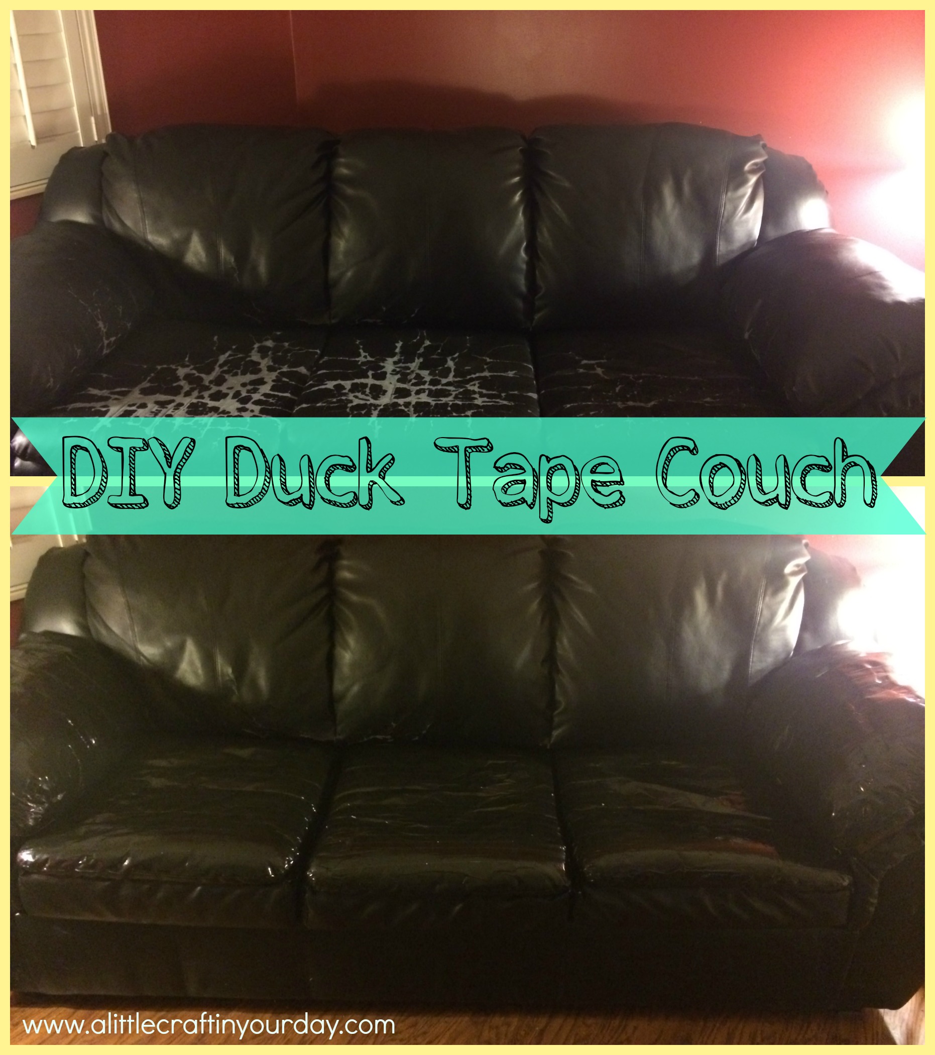 Diy Duck Tape Couch A Little Craft In Your Day