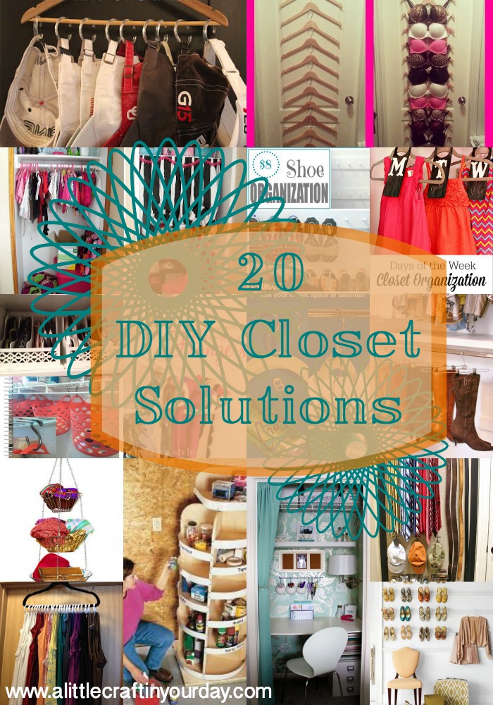 20 Diy Closet Solutions A Little Craft In Your Day
