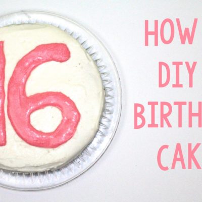 How To DIY a Birthday Cake thumbnail