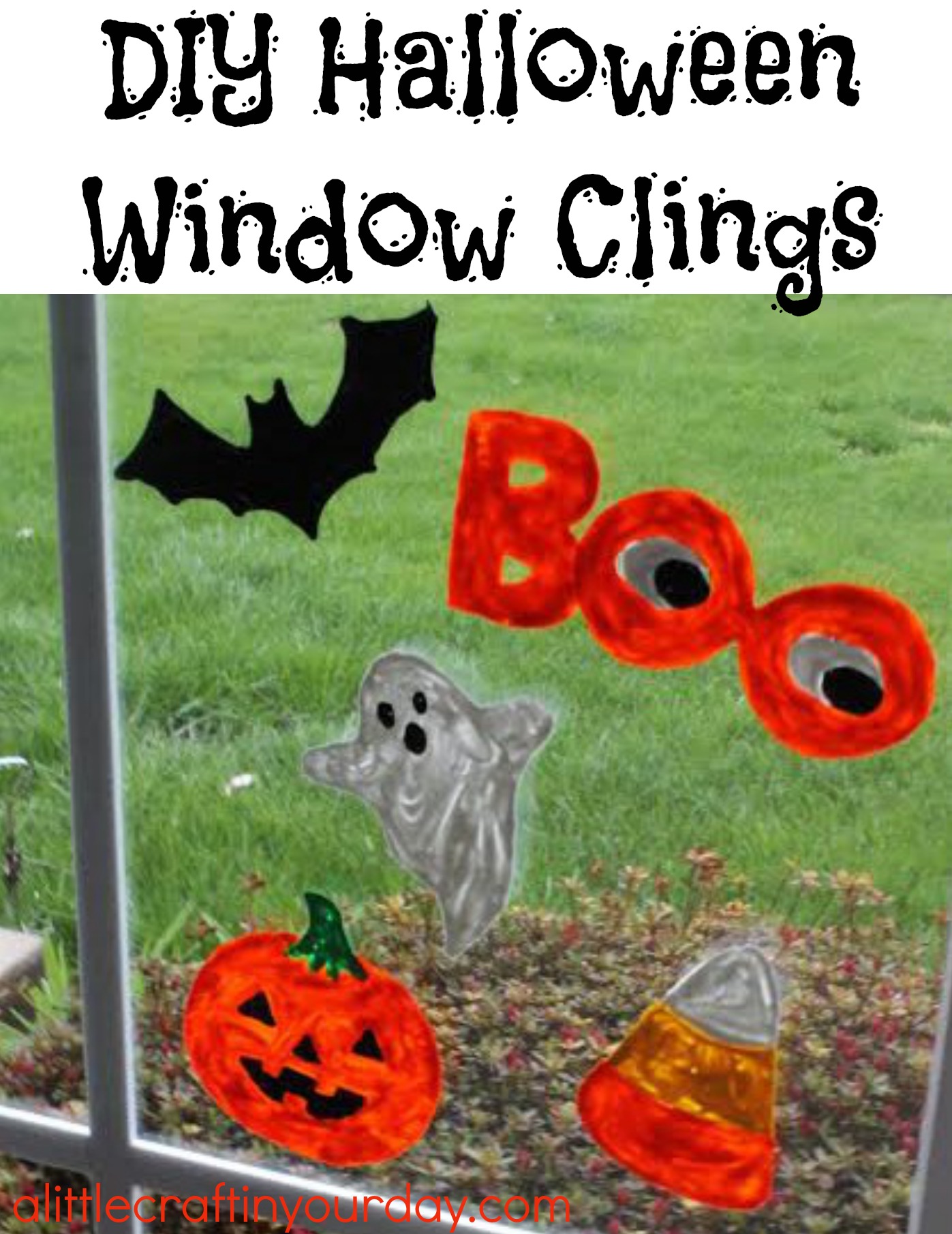 ❤ How to store halloween gel window clings