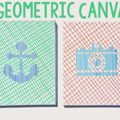 DIY Geometric Canvases thumbnail
