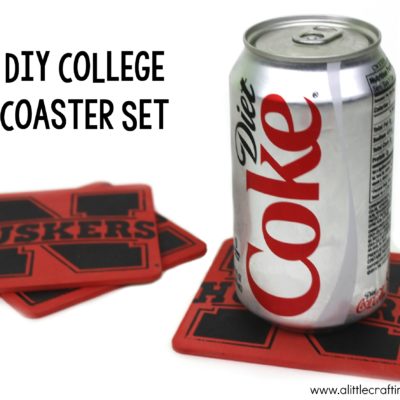 DIY College Logo Coasters thumbnail