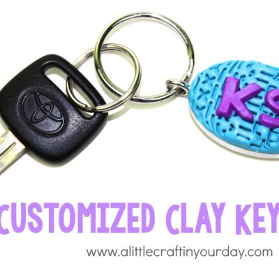 Customized Clay Keychain thumbnail