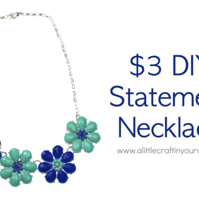 $3 DIY Statement Necklace thumbnail