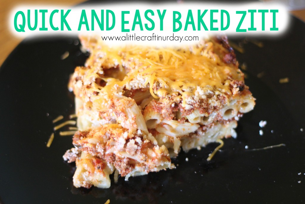quick and easy baked ziti recipe with barilla noodles and sauce