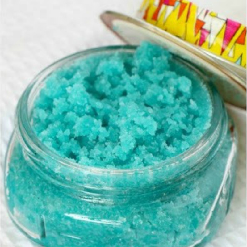 Berry Blue Cotton Candy Sugar Scrub A Little Craft In Your Day