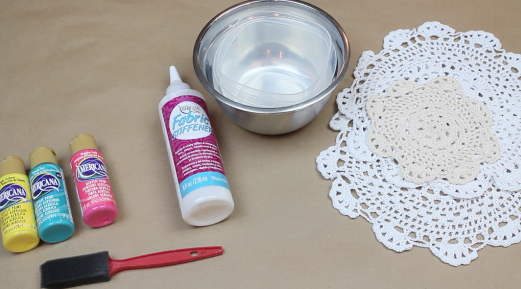 DIY Lace Doily Bowl A Little Craft In Your Day