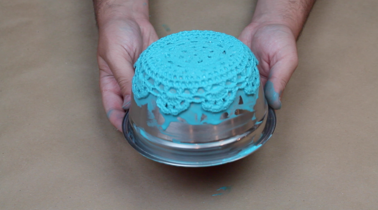 DIY Lace Doily Bowl A Little Craft In Your Day