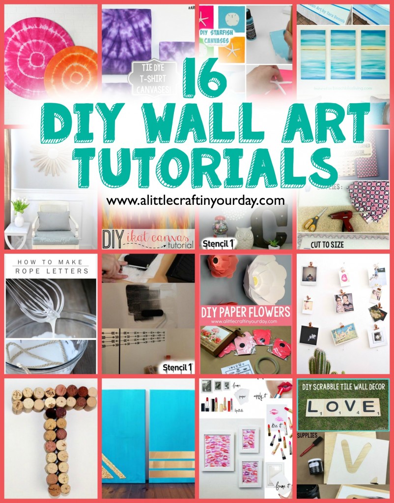 16 DIY Wall Art Tutorials