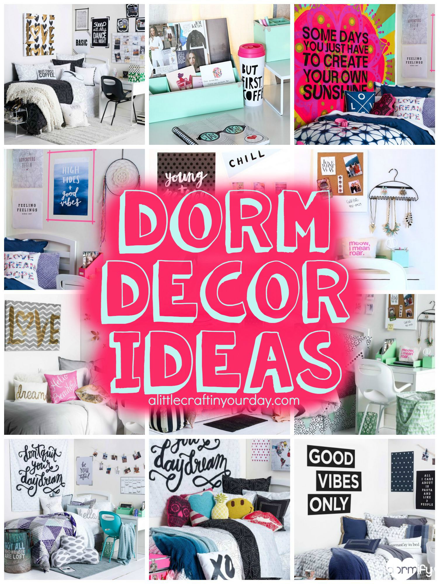 Dorm Decor Ideas With Dormify™ - A Little Craft In Your Day