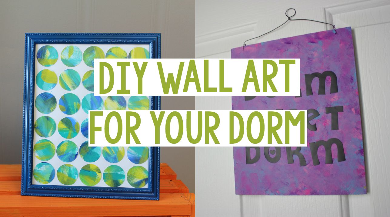 DIY Wall Art for Your Dorm A Little Craft In Your Day