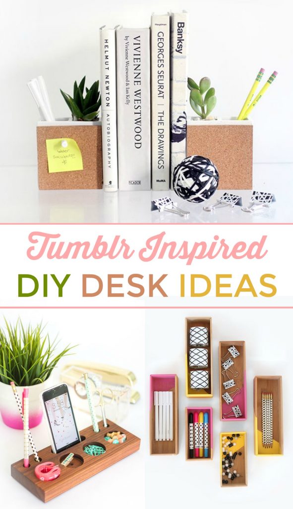 Tumblr Inspired Diy Desk Ideas A Little Craft In Your Day