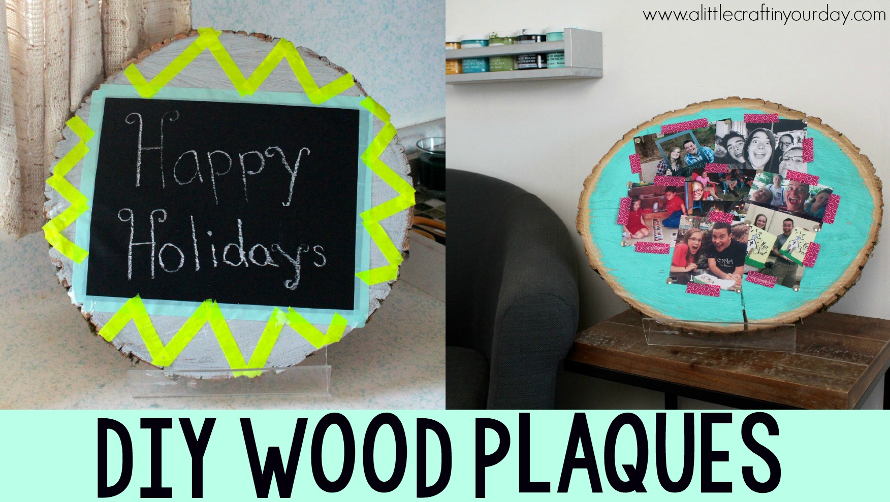 DIY Wood Plaques with Scotch Expressions! A Little Craft In Your Day