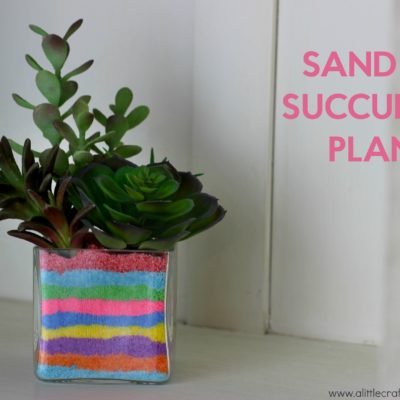 DIY Sand Art Succulent Planter thumbnail