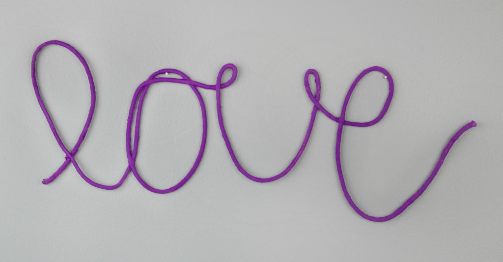 DIY Rope Words A Little Craft In Your Day