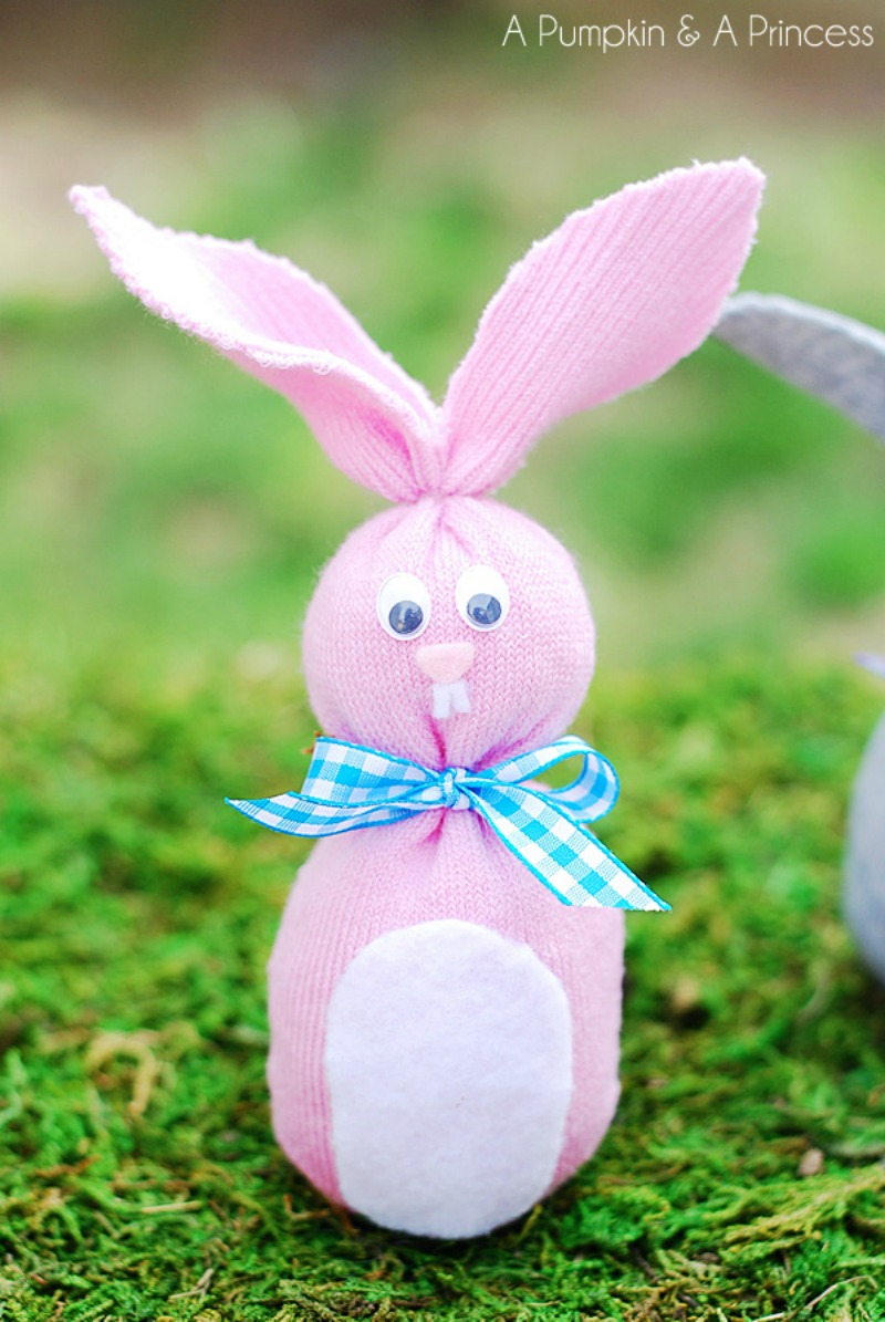 DIY Easter Sock Bunny A Little Craft In Your Day