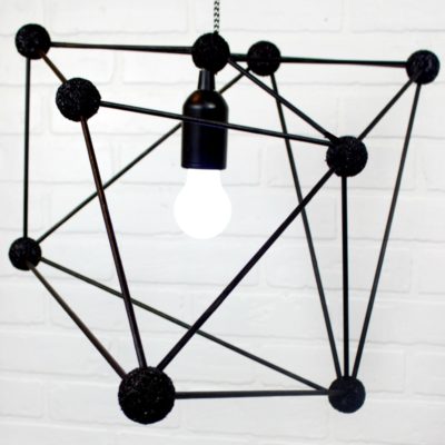DIY Geometric Pendant Lamp thumbnail