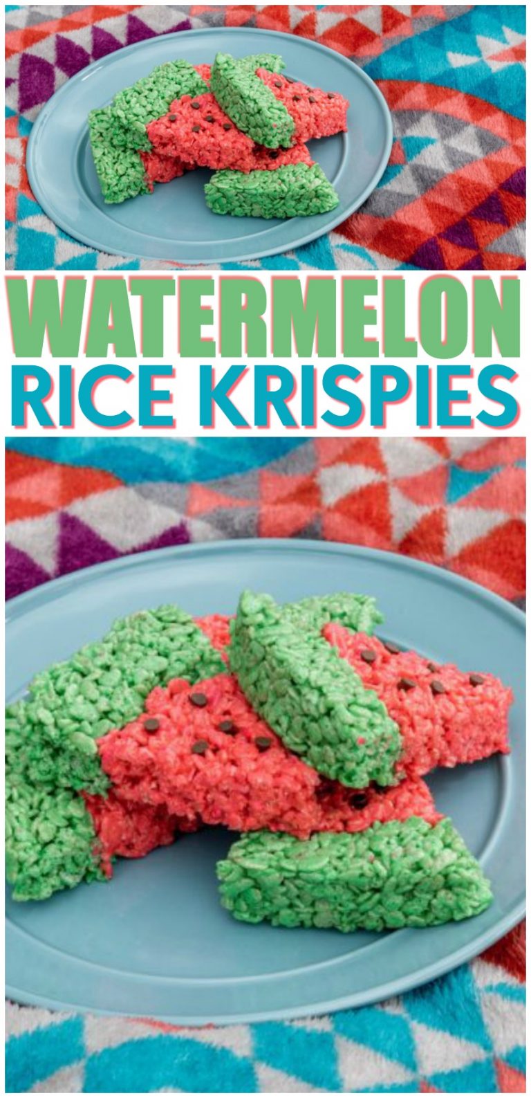 Watermelon Rice Krispies - A Little Craft In Your Day