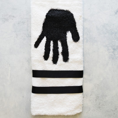 DIY Handprint Dish Towel thumbnail