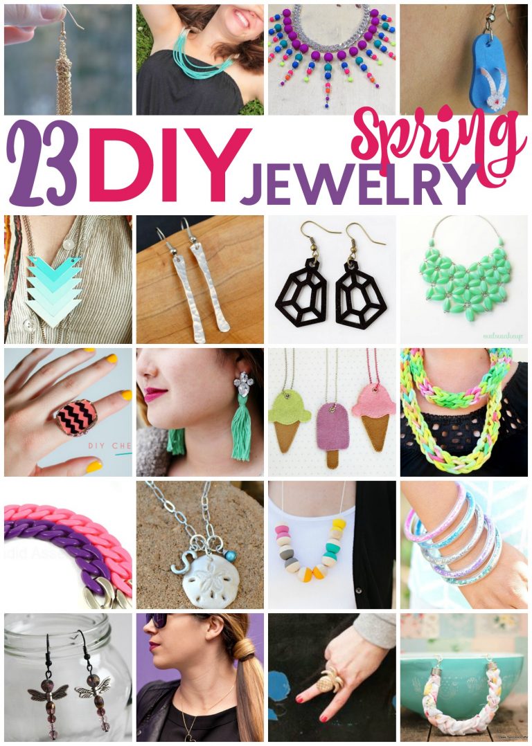 23 DIY Spring Jewelry Ideas - A Little Craft In Your Day