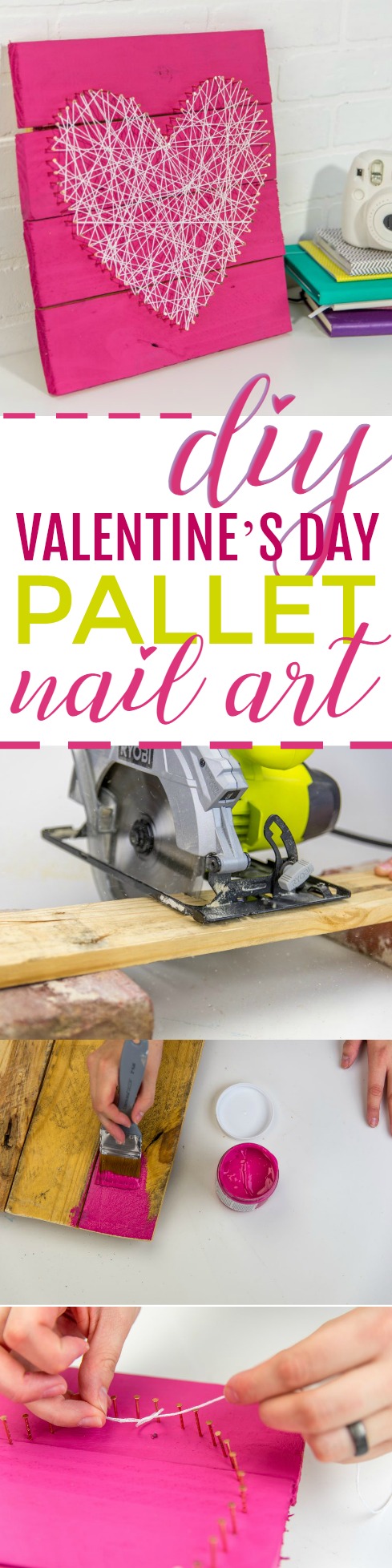 Diy Valentine S Day Pallet Nail Art A Little Craft In Your Day