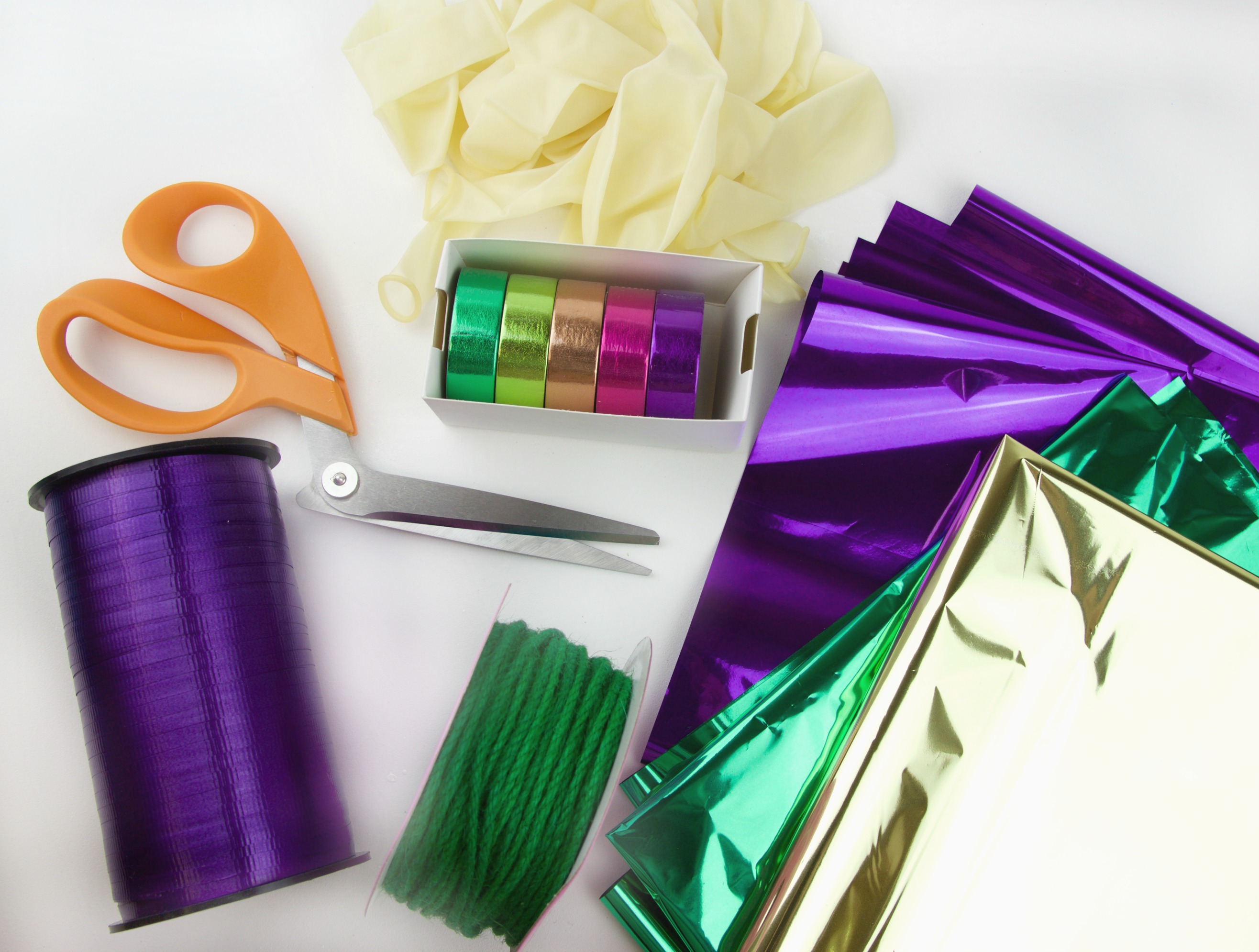 Diy Mardi Gras Decorations A Little Craft In Your Day