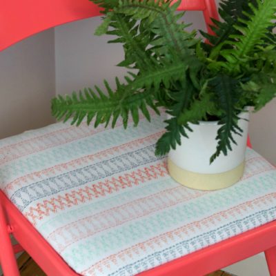 DIY Reupholstered Folding Chair thumbnail