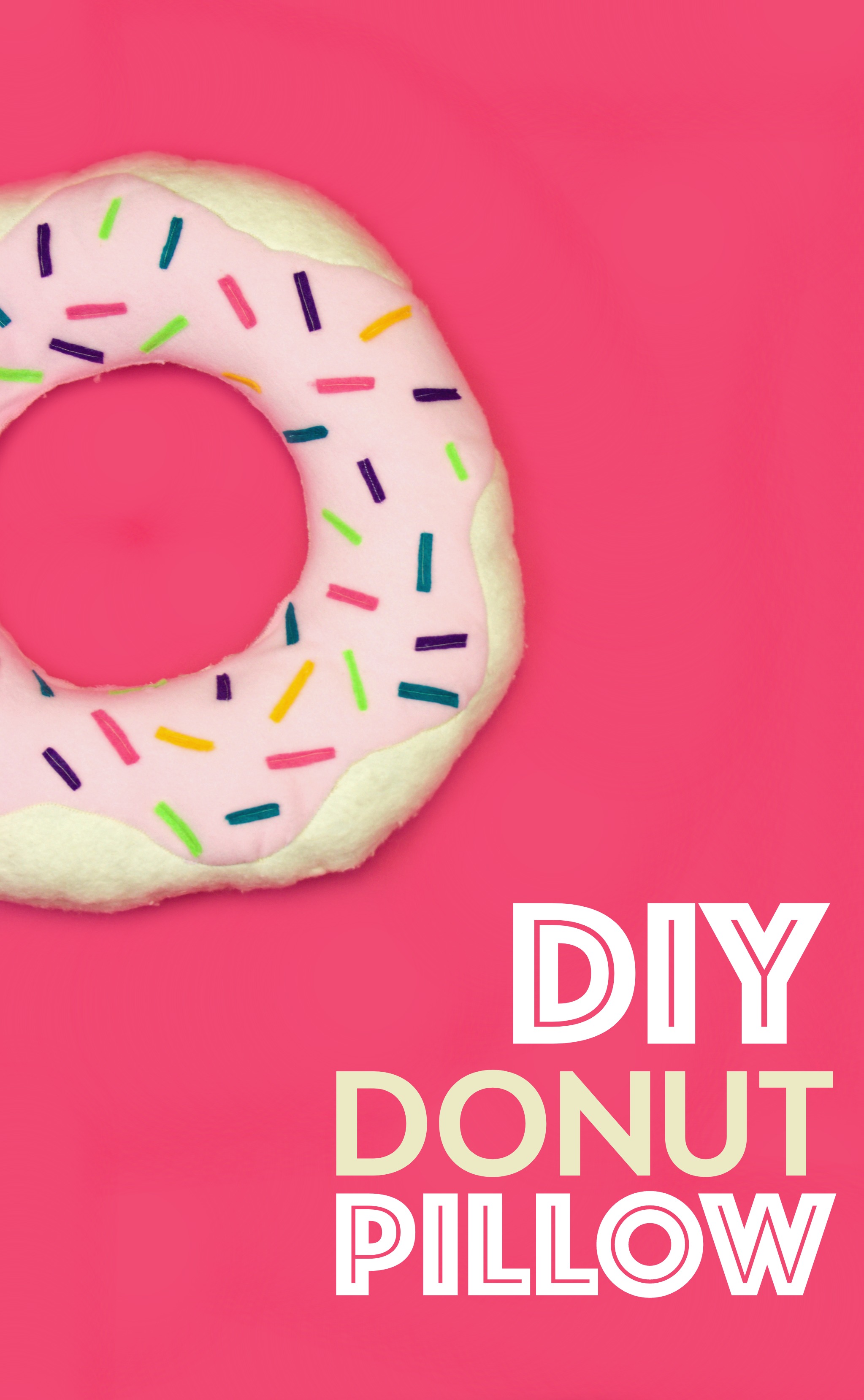 DIY Donut Pillow A Little Craft In Your Day