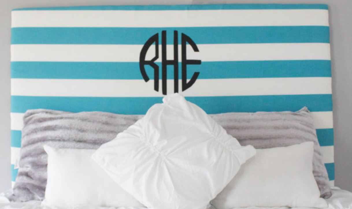 DIY Monogram Headboard A Little Craft In Your Day