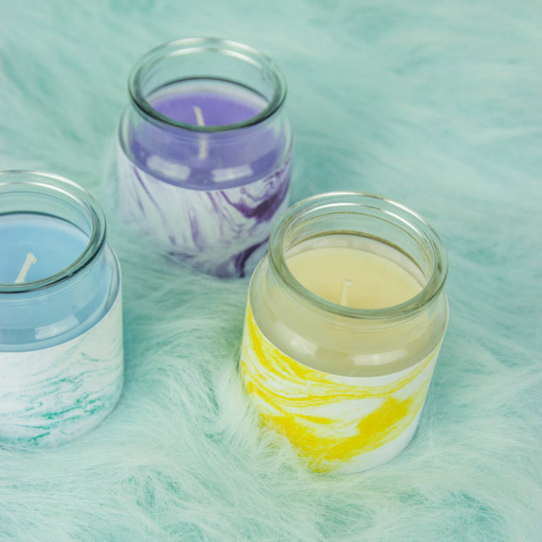 DIY Marble Candles Urban Outfitters Inspired A Little Craft In Your Day