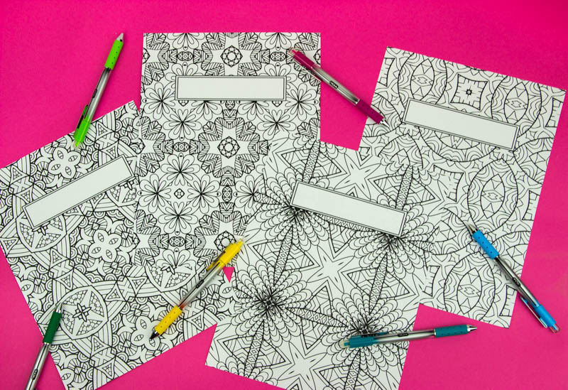 Download Coloring Book Binder Covers- Free Printable - A Little ...