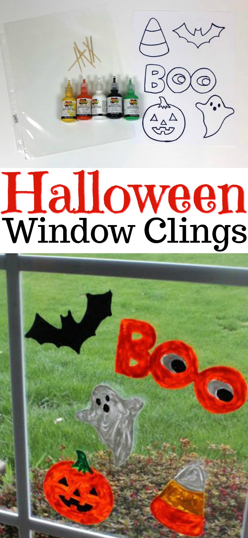 Halloween Window Clings A Little Craft In Your Day