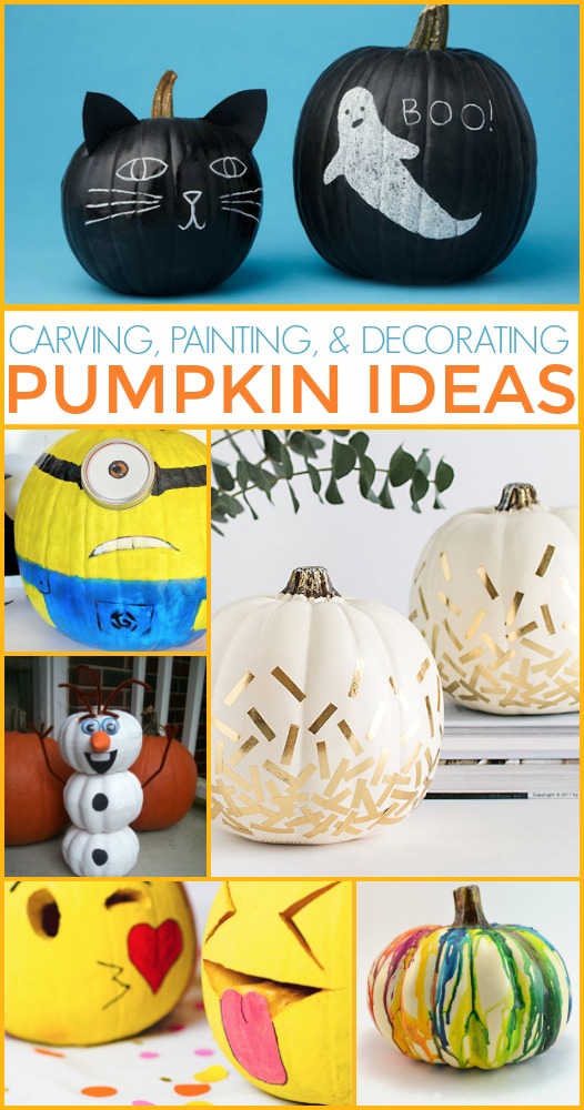 Pumpkin Carving, Painting, and Decorating Ideas - A Little Craft In ...