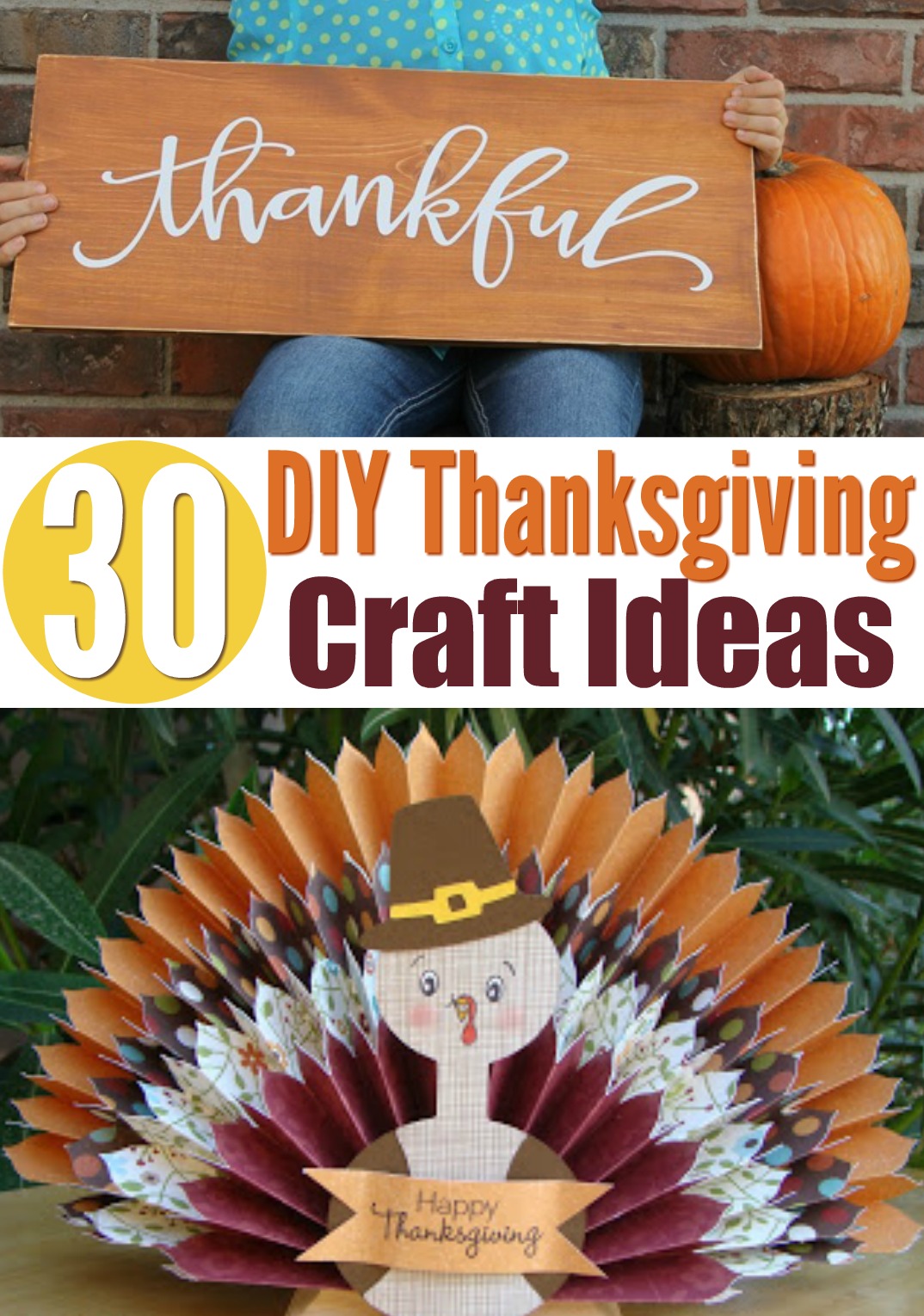 30 DIY Thanksgiving Craft Ideas A Little Craft In Your Day