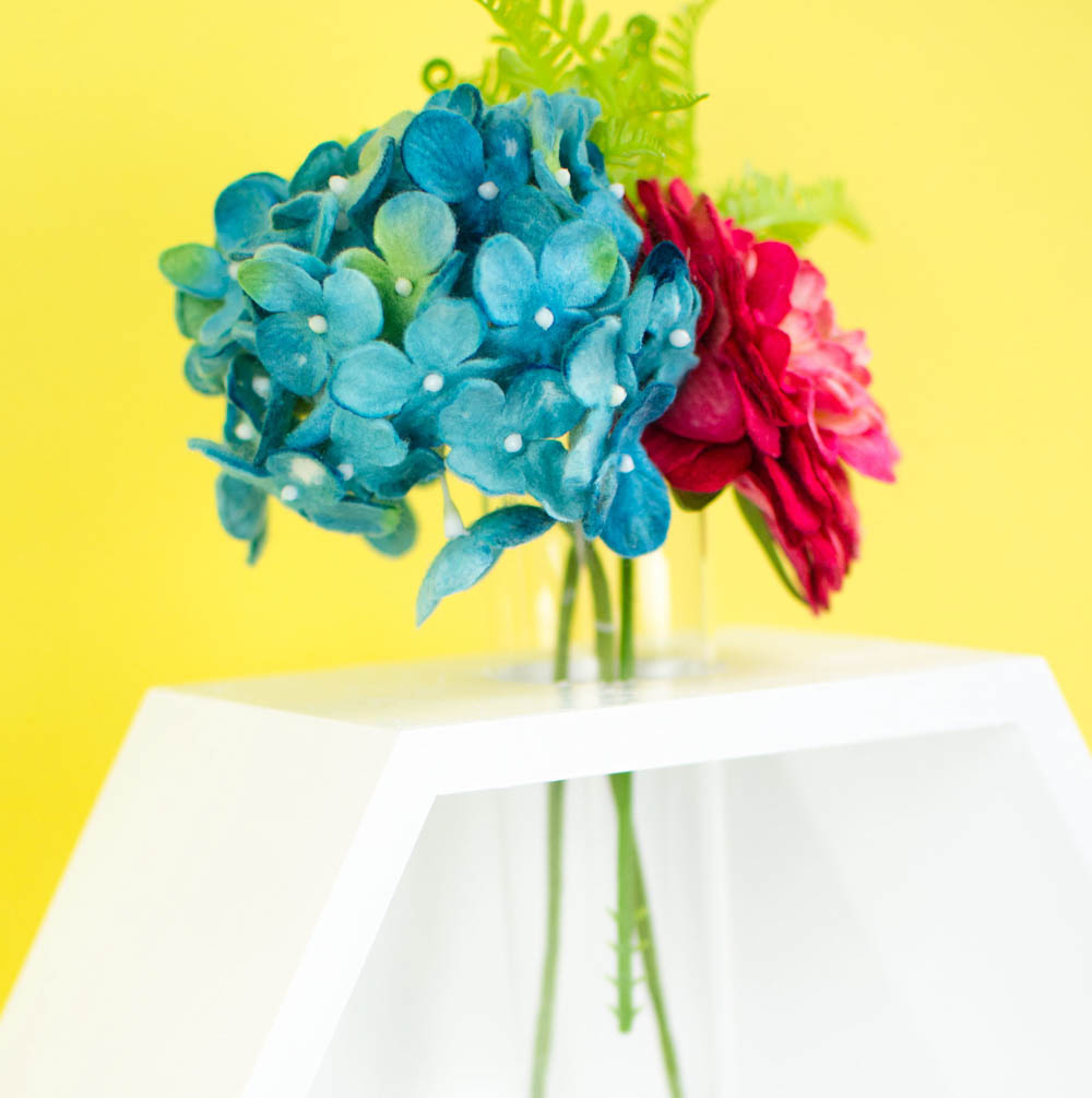 DIY hexagon vase, diy floating vase 