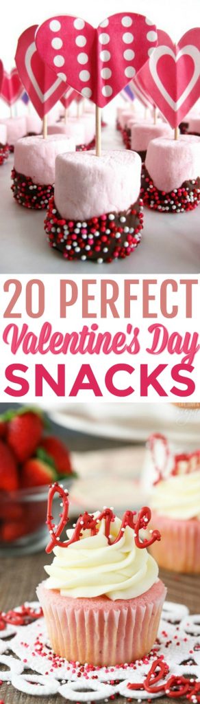 20 Perfect Valentine's Day Snacks - A Little Craft In Your Day
