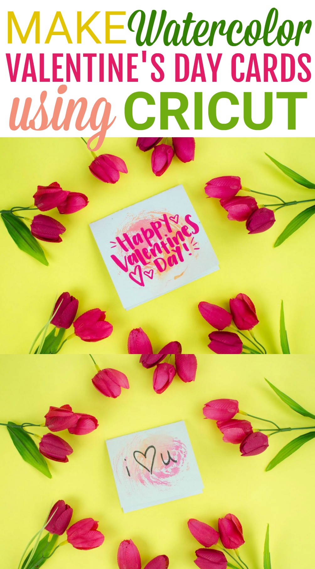 Easy DIY Cricut Valentine's Day Cards A Little Craft In Your Day