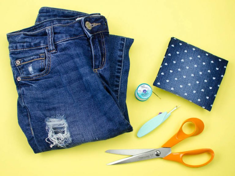 DIY Boro Jeans Repair | the new trendy way to fix up old jeans