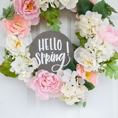 DIY Spring Wreath With Your Cricut thumbnail