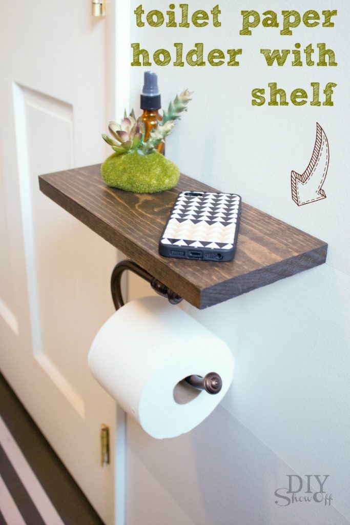Toilet Paper Holder Shelf And Bathroom Accessories