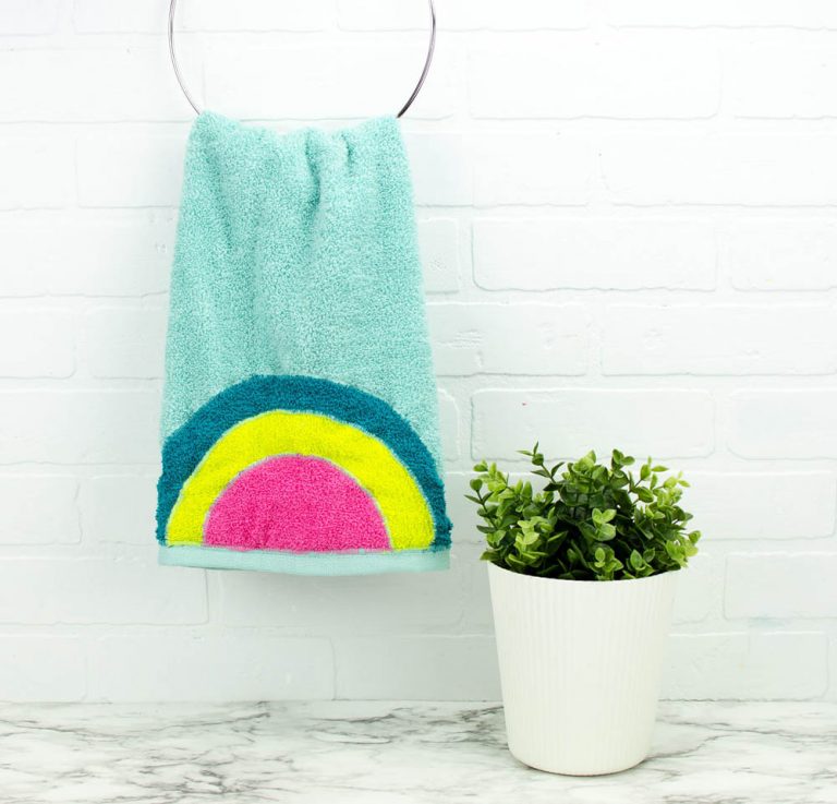 DIY Rainbow Towel A Little Craft In Your Day