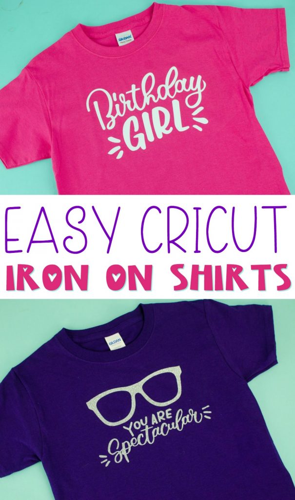 Easy Cricut IronOn TShirts A Little Craft In Your Day